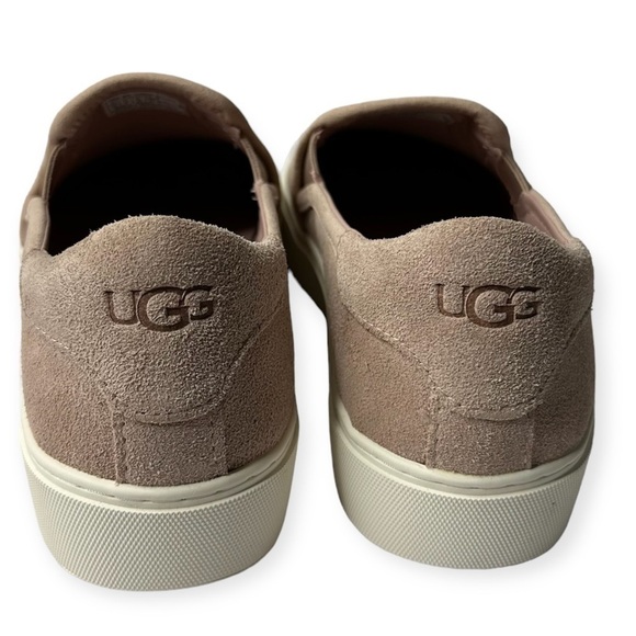 UGG Flores Driving Loafer Suede Upper Rose Tea Slip On Sneaker Women’s Size 10 - Picture 3 of 6
